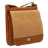 John - Leather crossbody bag for men with front zip
